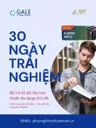 30 ngày trải nghiệm Bộ cơ sở dữ liệu học thuật Gale