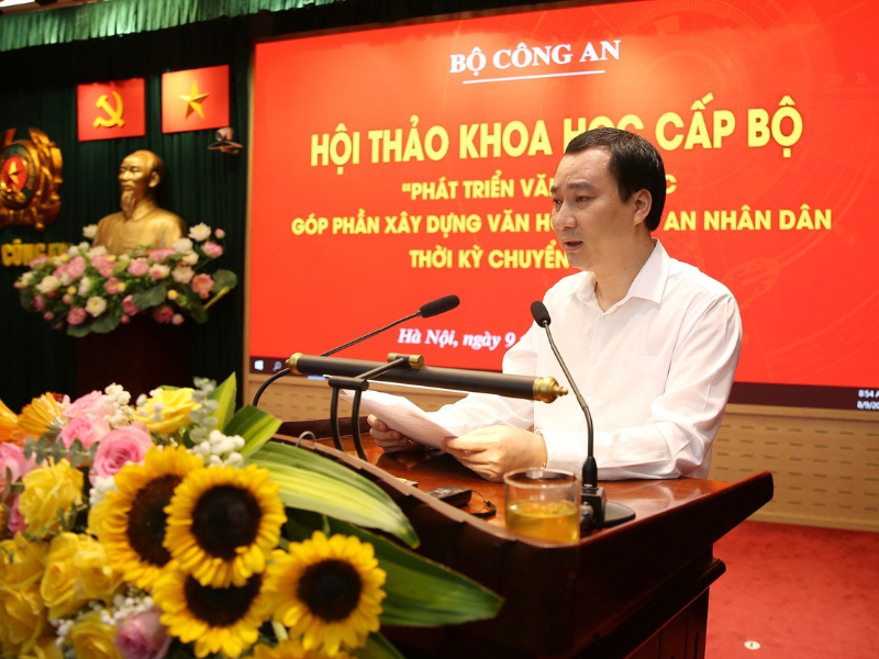 Ts. Vũ Văn Tiến Phat Bieu Tai Hoi Thao