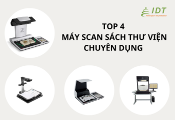 Top 4 máy scan sách chuyên dụng dành cho thư viện