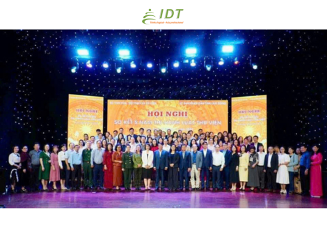 IDT Vietnam Đồng Hành Cùng Hội Nghị Sơ Kết 05 Năm Thi Hành Luật Thư Viện